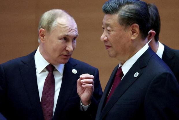 Путін та Сі Цзіньпін в Москві 
