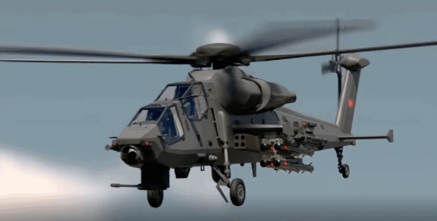 Візуалізація ударного гелікоптера ATAK II Зображення: TAI