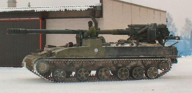 САУ 2С5 "Гіацинт-С" збройних сил Фінляндії, автор фото – Kahkonen