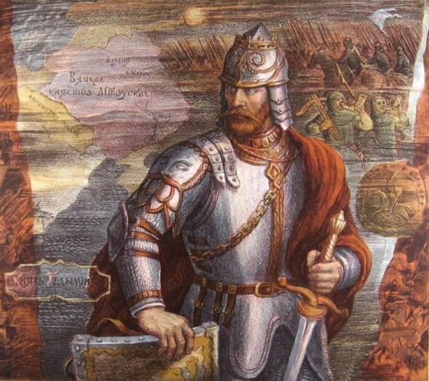 Правитель Литви Гедімін у 14 столітті звільнив Київ та ряд українських земель з-під влади Орди