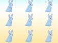 Загадка, яка під силу лише найуважнішим: Потрібно правильно порахувати кроликів за 11 секунд