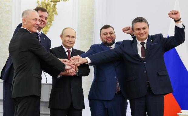 Путін та його гауляйтери окупованих теренів України