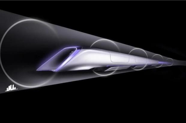 Візуалізація зі статті Ілона Маска Hyperloop Alpha