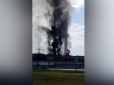 У Росії загорілась Новочеркаська ДРЕС - сильну пожежу зняли на відео