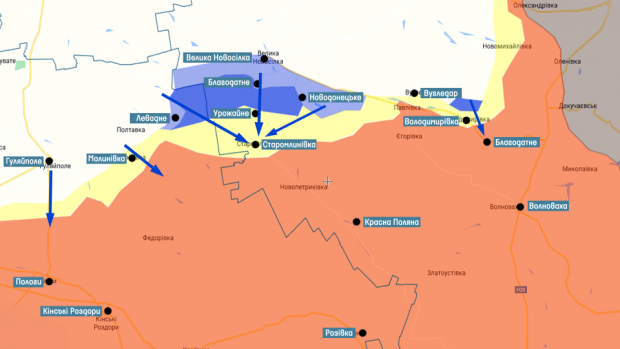 Маріупольський напрямок. Карта. 16/06/23