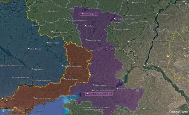 Зайняті вагнерівцями російські області. Московська наступна