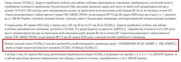 Де голова Тернопільської облради ховав хабар? Слідчі оприлюднили подробиці гучної справи фото 1