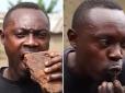 Житель Конго розчарувався у звичайній їжі і... почав гризти цеглу та вугілля
