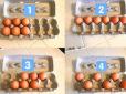 Незвичайний психологічний тест: Оберіть картинку, як би ви розташували яйця в лотку - це розкаже багато про вас