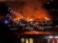 У Рівному сталася масштабна пожежа: горять житлові будинки (відео)
