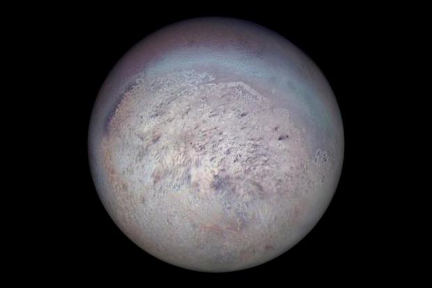 Тритон, супутник Нептуна. Фото: NASA