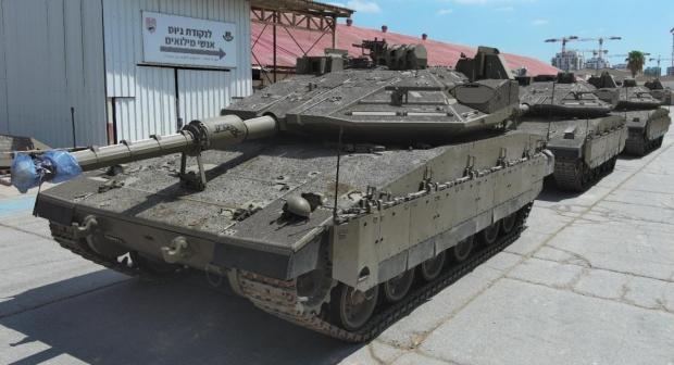 Танки Merkava, фото ілюстративне, джерело - twitter-профіль Israel MOD