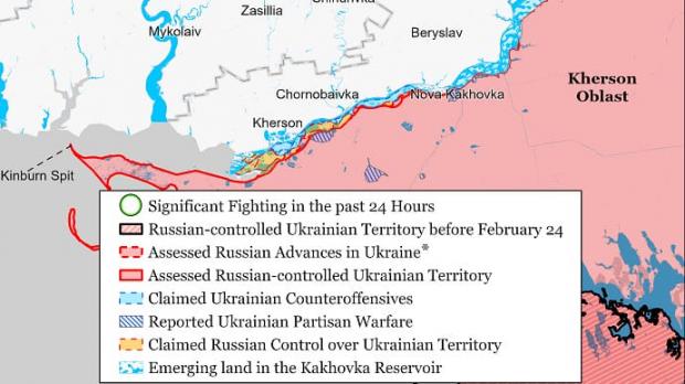 У Росії намагаються вгамувати істерику навколо операцій ЗСУ на лівому березі Дніпра – ISW