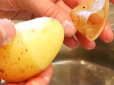 Як швидко почистити картоплю на 