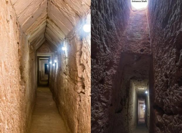 Археологи сподіваються, що відкриття довгого тунелю в Taposiris Magna може привести їх до пошуку втраченої гробниці Антонія та Клеопатри. Авторство зображення: Міністерство туризму та старожитностей Єгипту