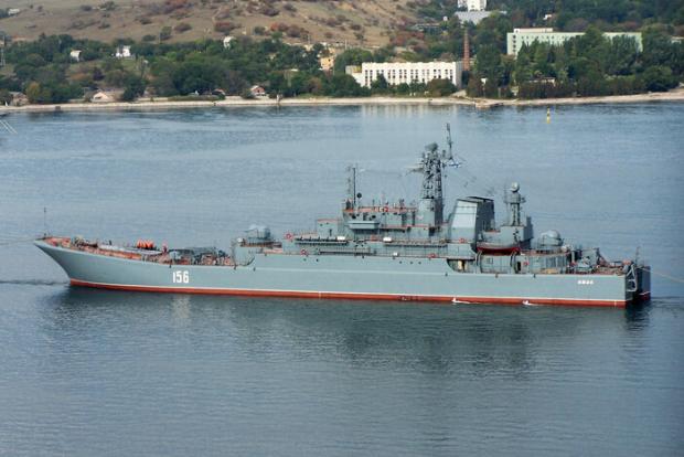 Великий десантний корабель «Ямал», уражений у Криму