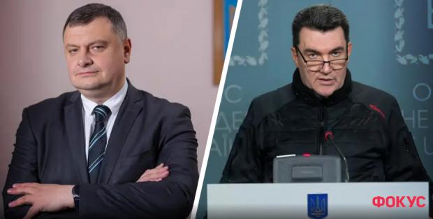 Екссекретар РНБО Олексій Данілов і новий секретар відомства Олександр Литвиненко