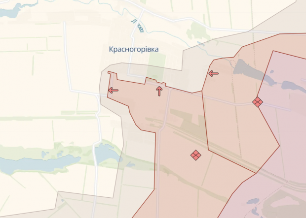 Фронт біля Красногорівки Донецької області