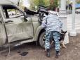 В окупованому Луганську вибухнув автомобіль: Українські розвідники заявили про ліквідацію офіцера армії РФ (фото, відео)