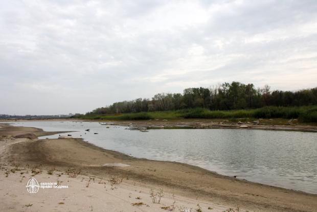 Північна частина колишнього Каховського водосховища