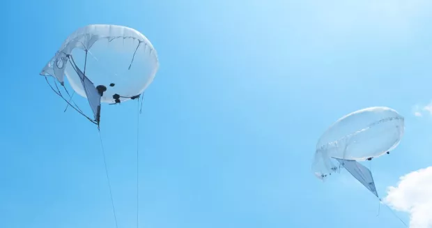 Військові аеростати виробництва компанії «Аеробавовна». Фото: Aerobavovna