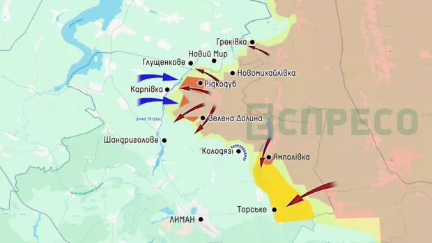 Карта бойових дій за 26 липня – 2 серпня