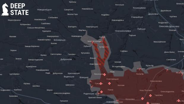Виступ на карті більше характеризує маршрут, а не території, які ворог контролює, запевнив Віктор Трегубов.