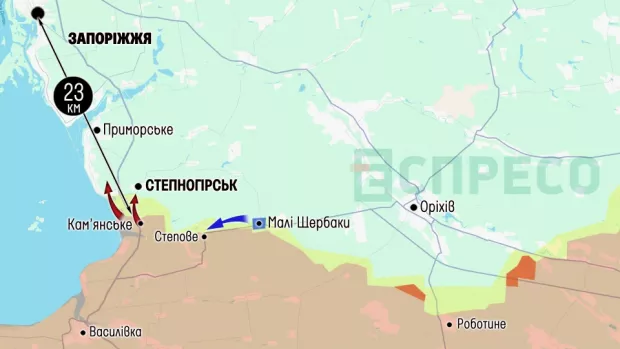 Карта бойових дій за 11-18 жовтня