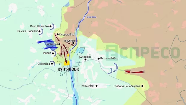 Карта бойових дій за 11-18 жовтня