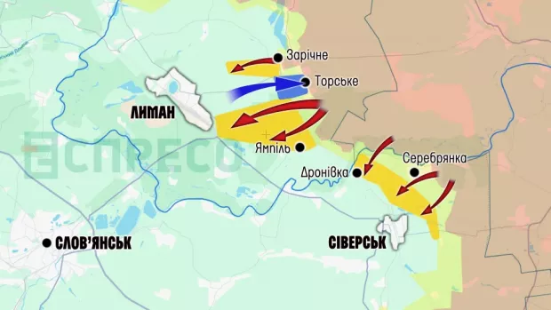Карта бойових дій за 18-25 жовтня
