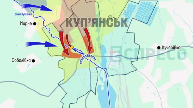 Карта бойових дій за 18-25 жовтня