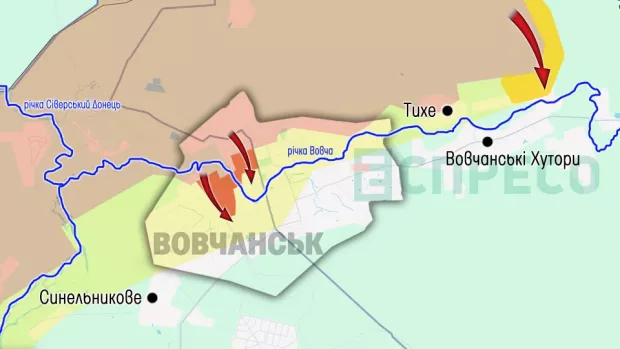 Карта бойових дій за 18-25 жовтня