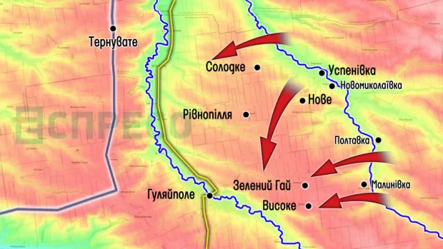 Карта бойових дій