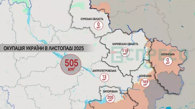 Карта окупації територій