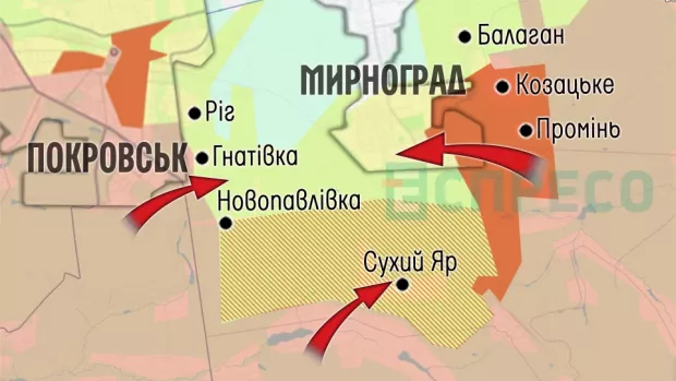 Карта бойових дій