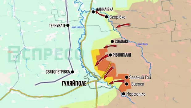 Карта бойових дій