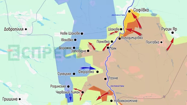 Карта бойових дій за 29 листопада - 6 грудня