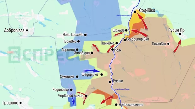 Карта бойових дій за 29 листопада - 6 грудня