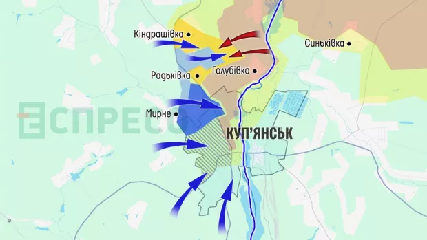 Карта бойових дій за 29 листопада - 6 грудня