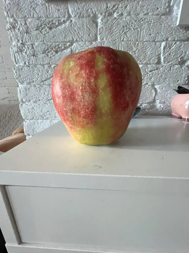 Гігантське яблуко (Фото: spike_tyke_thebostons/Threads)