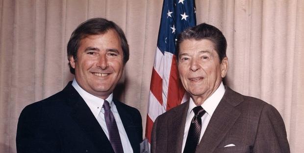 Гері Вінник та Рональд Рейган