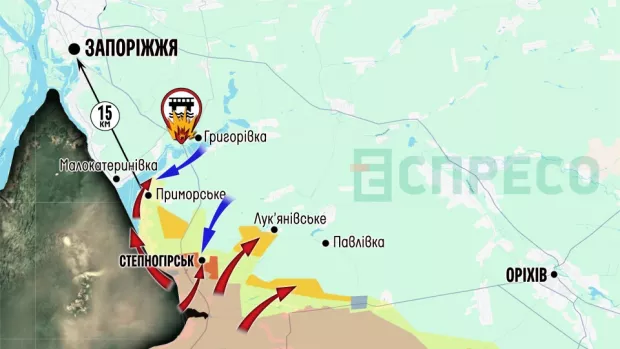 Карта бойових дій за 17-24 січня