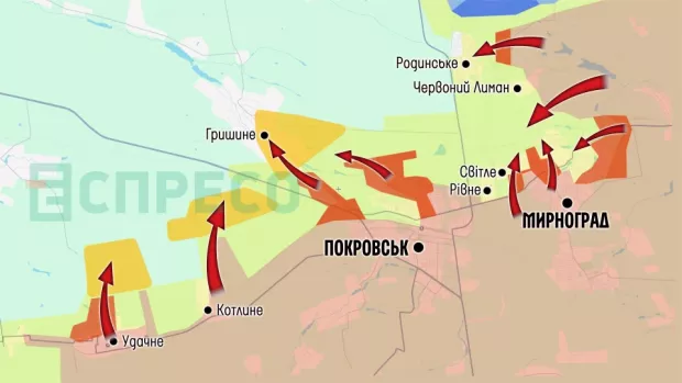 Карта бойових дій за січень 2026