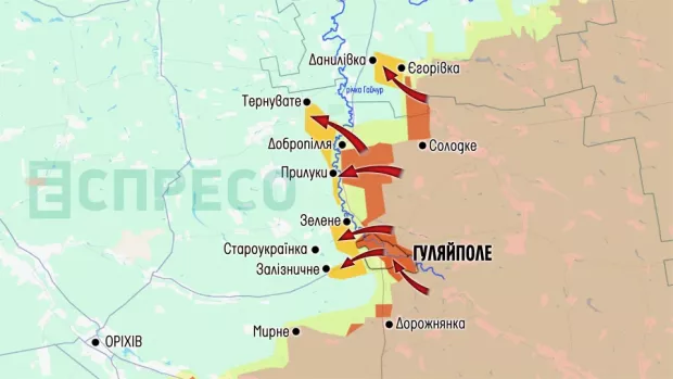 Карта бойових дій за січень 2026