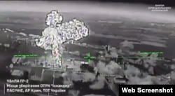 Атака по місцю зберігання ОТРК «Іскандер» у селі Пасічне в Криму. Скриншот кадру відео ССО