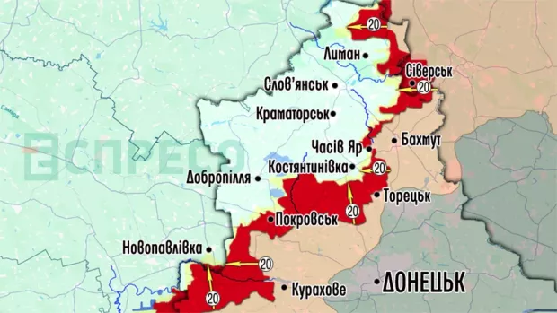 Карта бойових дій