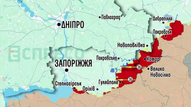 Карта бойових дій