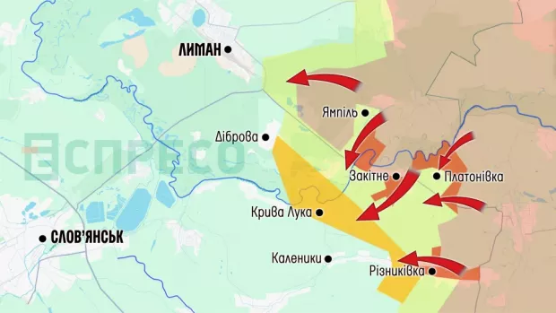 Карта бойових дій за 21-28 лютого