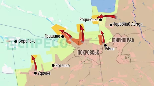 Карта бойових дій за 1-7 березня