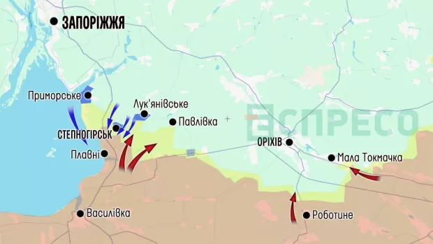 Карта бойових дій за 1-7 березня